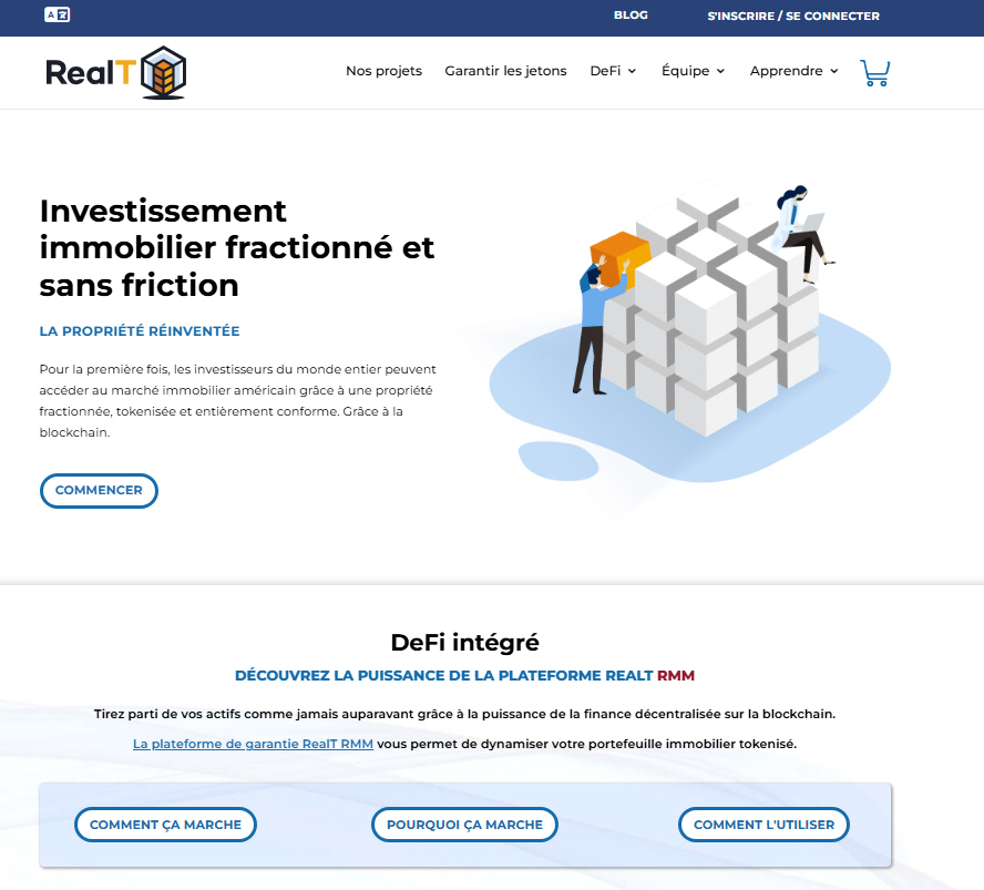 Investissement immobilier fractionné (en tokens) : RealT sommé par la justice américaine de suspendre ses activités