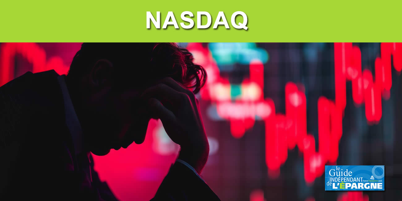 L'indice NASDAQ sur le fil du rasoir, attention à la coupure !