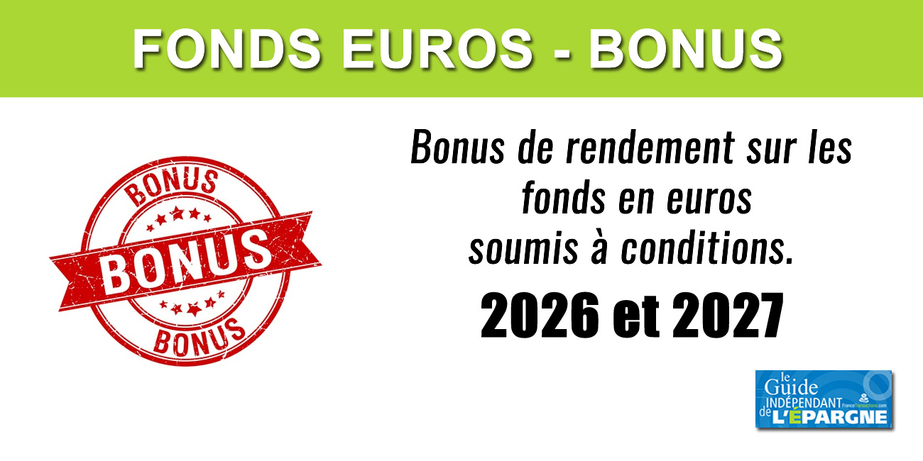 Gaipare : une offre de bonus de rendement sur le fonds euros en 2026 et 2027